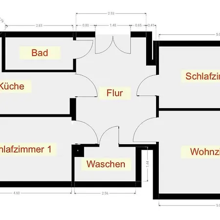 3-raum Wohnung, Ideal Fuer Monteure Und Gruppen דרזדן