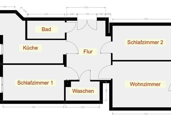 3-raum Wohnung, Ideal Fuer Monteure Und Gruppen Dresden